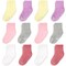 CozyWay Crew Cotton Baby Socks - 12 Pack Stretch Baby Socks For All Day Comfort, Infant Socks, Girls Multicolor, 6-12 Months